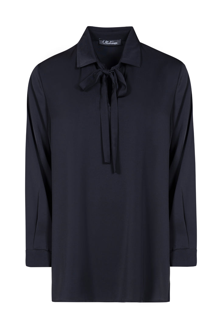 Oltre Tempo Camicia Con Colletto E Fiocco