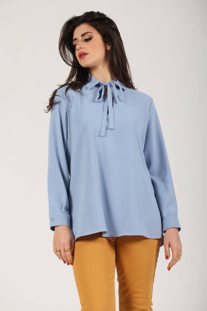 Oltre Tempo Camicia con colletto e fiocco