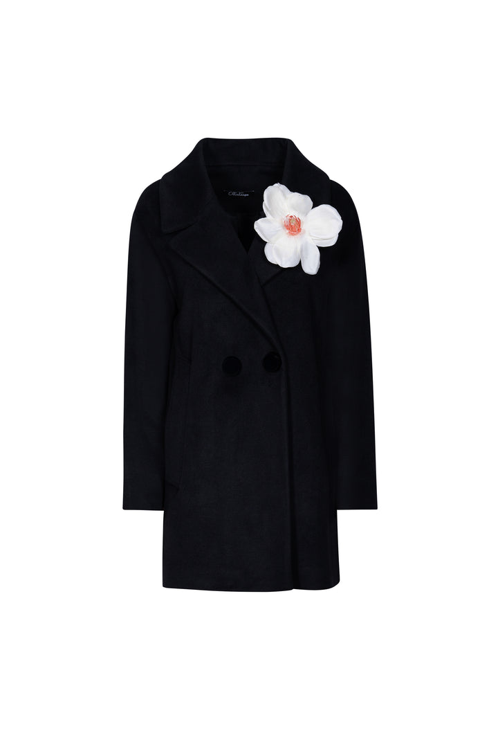 Oltre Tempo Cappotto In Viscosa Due Bottoni