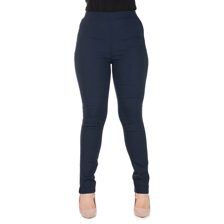 Oltre Tempo Capri Bengaline Con Elastico In Vita