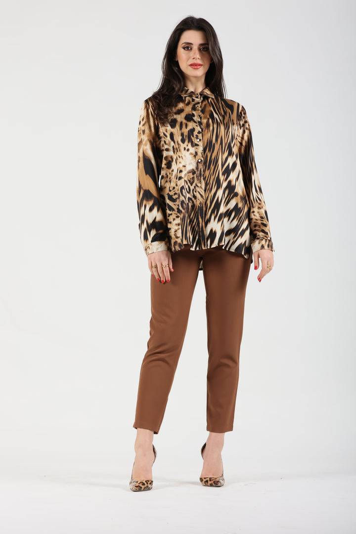 Oltre Tempo Capri con fibbietta gamba stretta