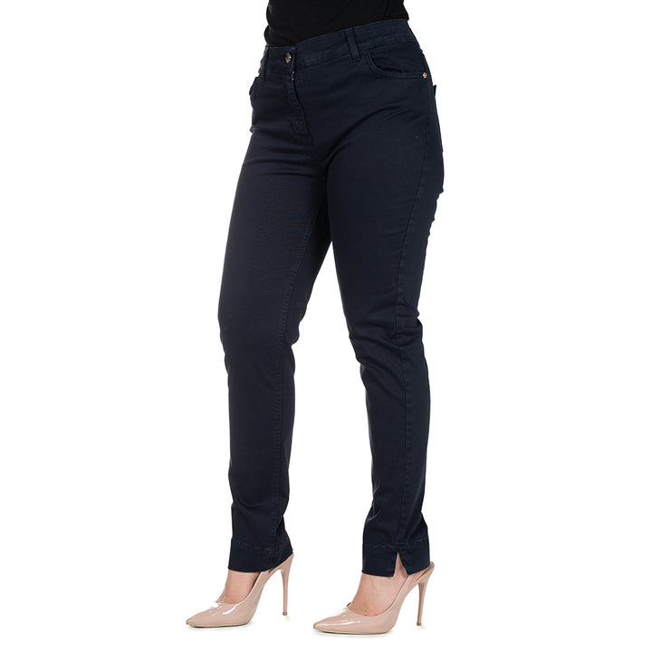 Oltre Tempo Capri In Cotone Un Bottone