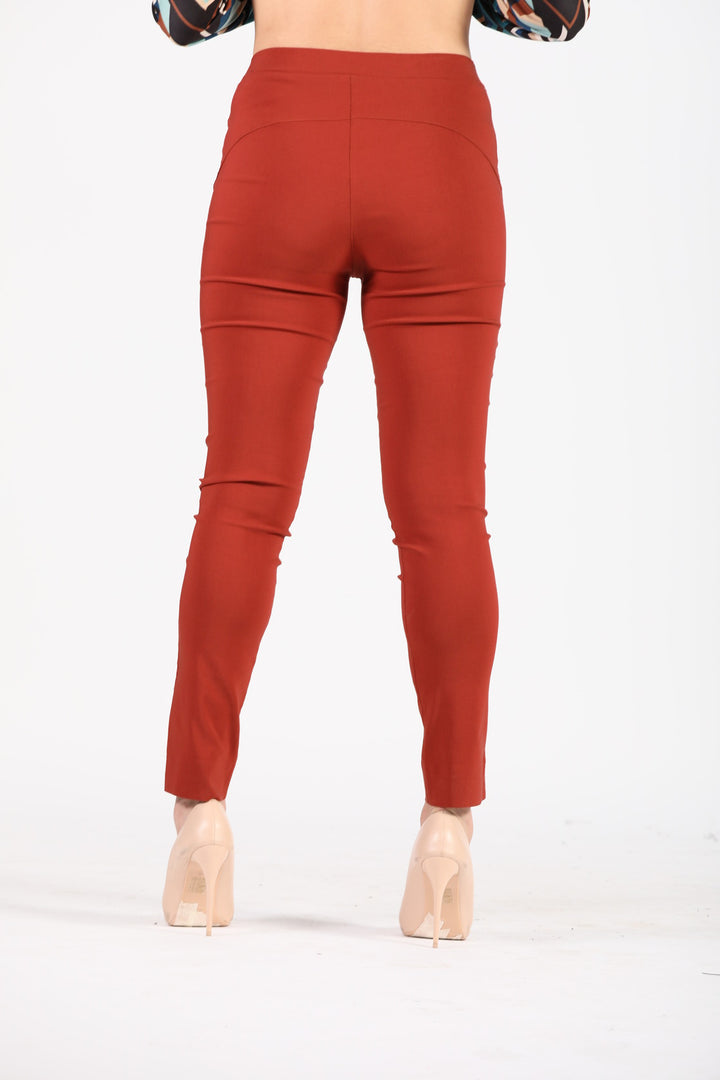 Oltre Tempo Capri In Viscosa Con Elastico In Vita