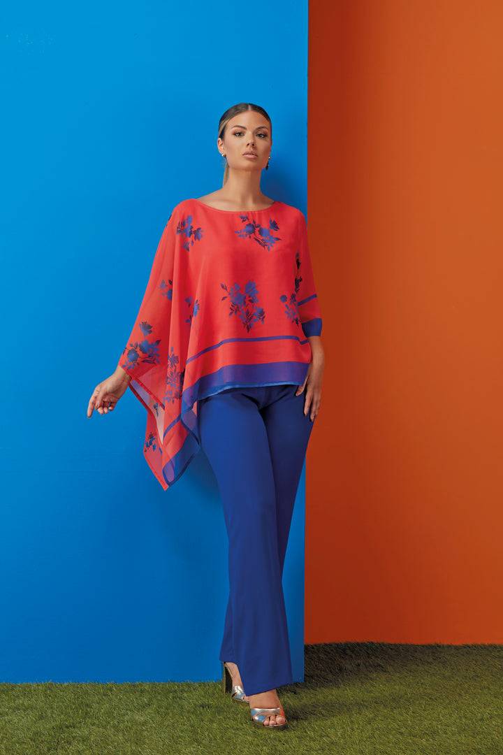 Oltre Tempo Casacca fantasia in viscosa