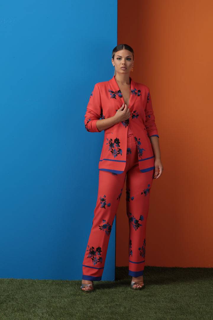 Oltre Tempo Giacca In Cadì Con Bottone In Raso