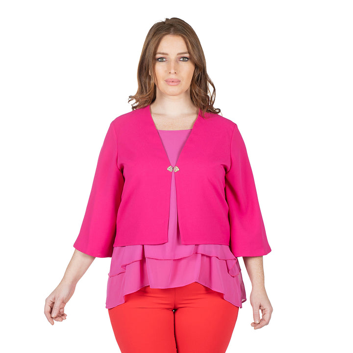 Oltre Tempo Giacchino Corto Con Gancetti In Oro