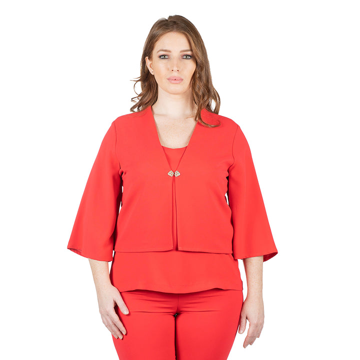 Oltre Tempo Giacchino Corto Con Gancetti In Oro