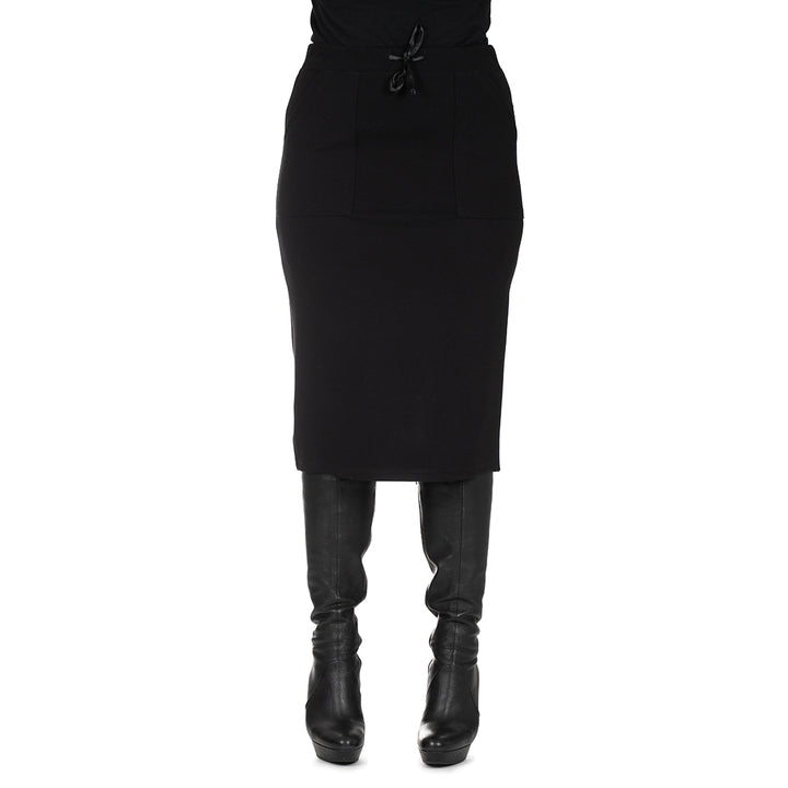 Oltre Tempo Gonna Midi Punto Milano In Viscosa