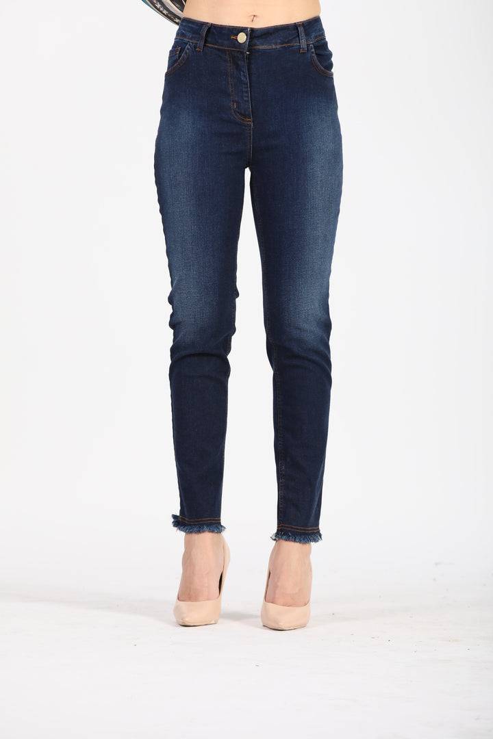 Oltre Tempo Jeans cinque tasche un bottone