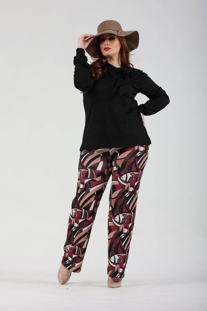 Oltre Tempo Maglia In Lurex Con Fusciacca Al Collo