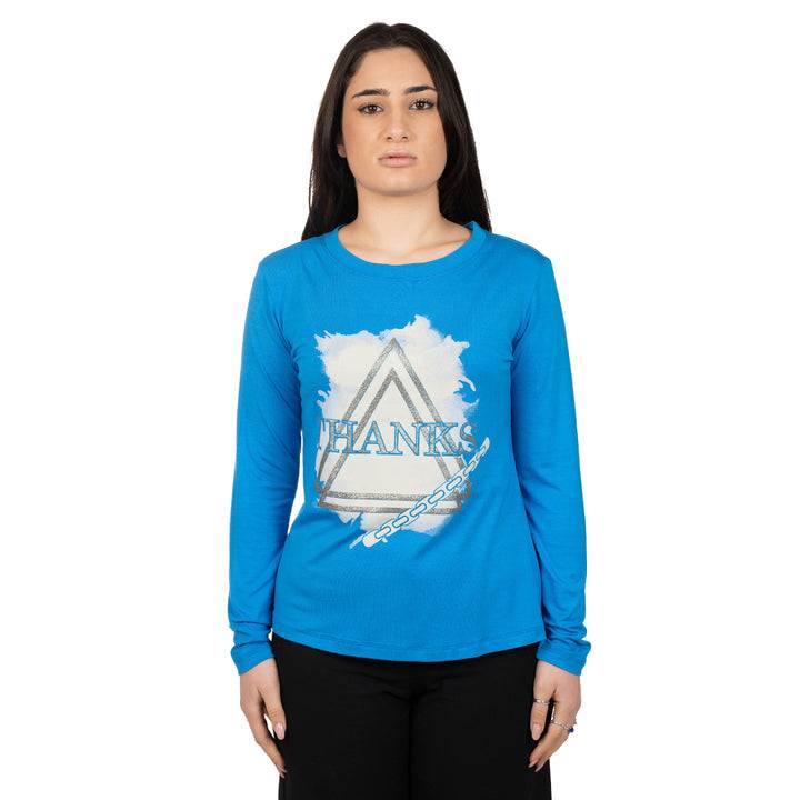 Oltre Tempo Maglia In Viscosa Con Stampa