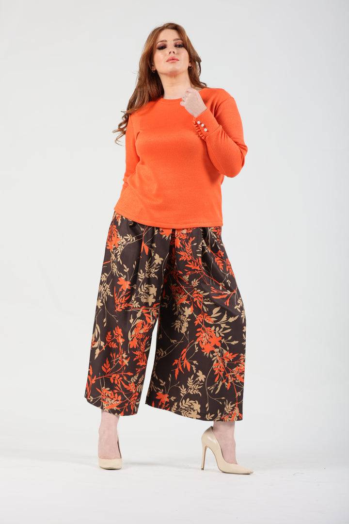 Oltre Tempo Pantalone vajella con mollina in vita