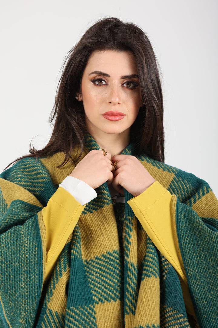 Oltre Tempo Poncho In Lana