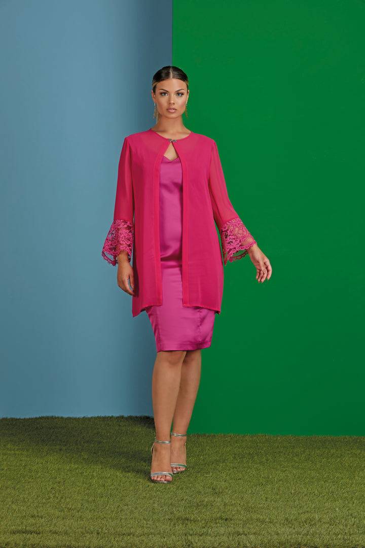 Oltre Tempo Spolverino con pizzo su maniche