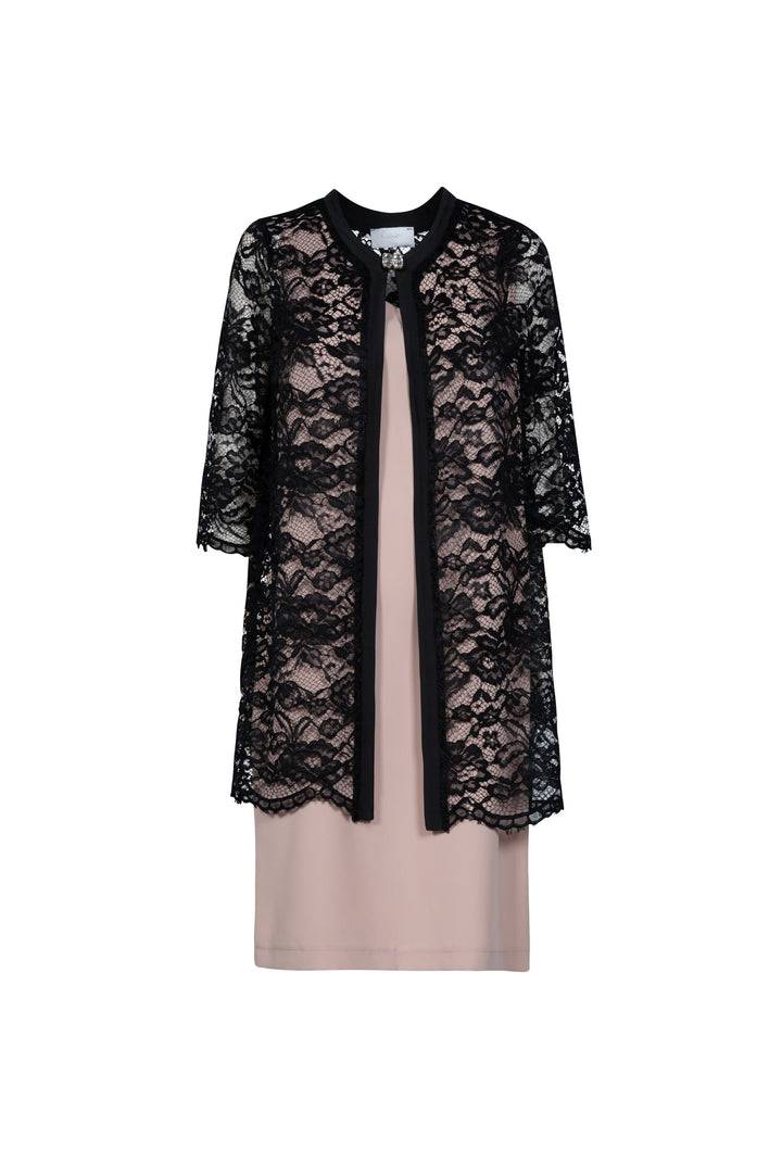 Oltre Tempo Spolverino In Pizzo Bordato In Cady