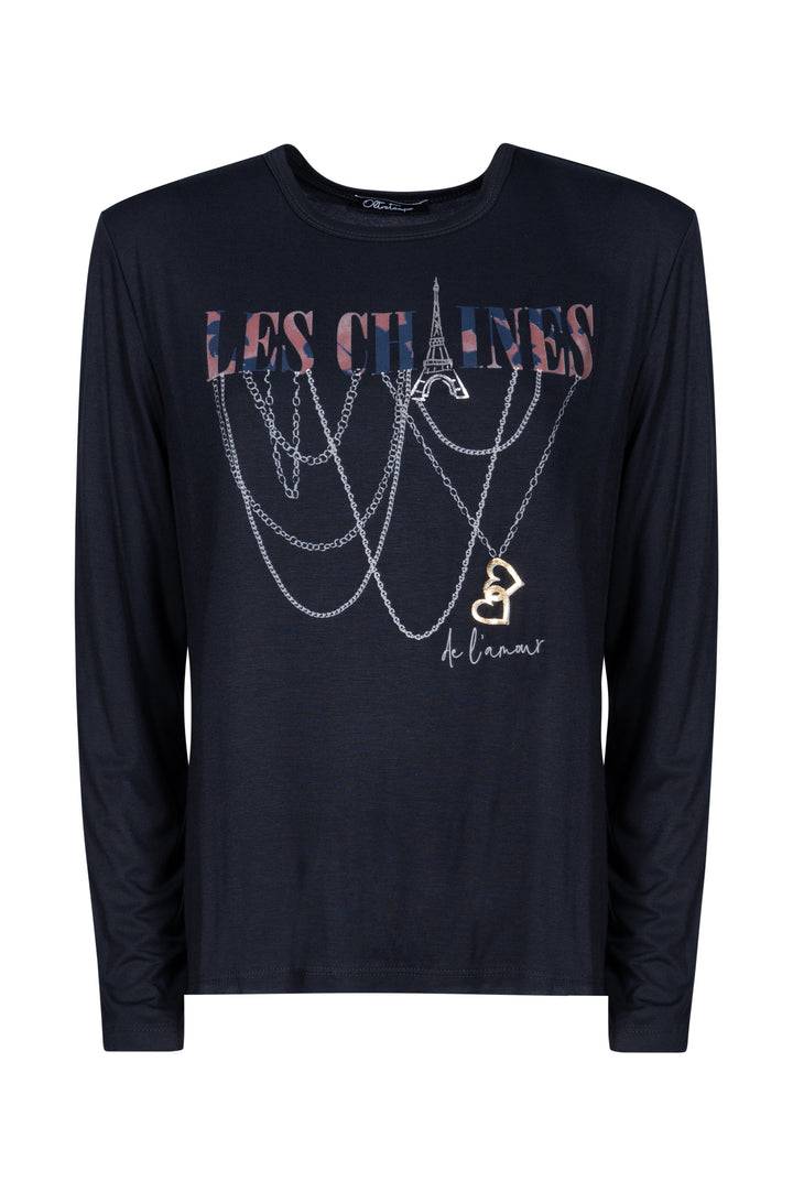 Oltre Tempo T-shirt In Viscosa Con Stampa