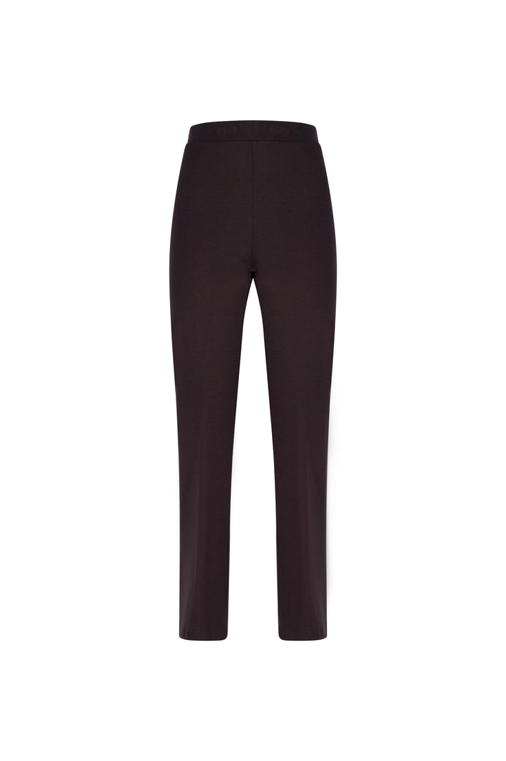 Oltre Tempo Pantalone Gamba Dritta In Punto Milano Di Viscosa