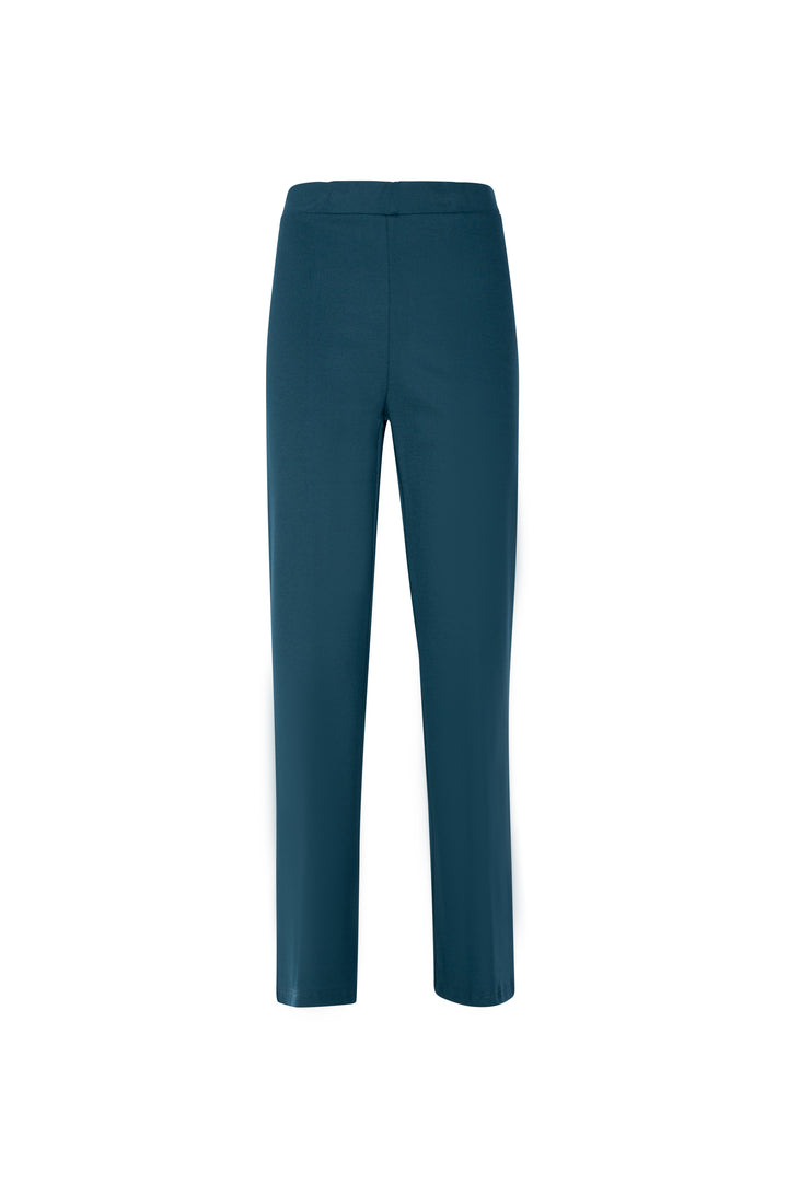 Oltre Tempo Pantalone Gamba Dritta In Punto Milano Di Viscosa