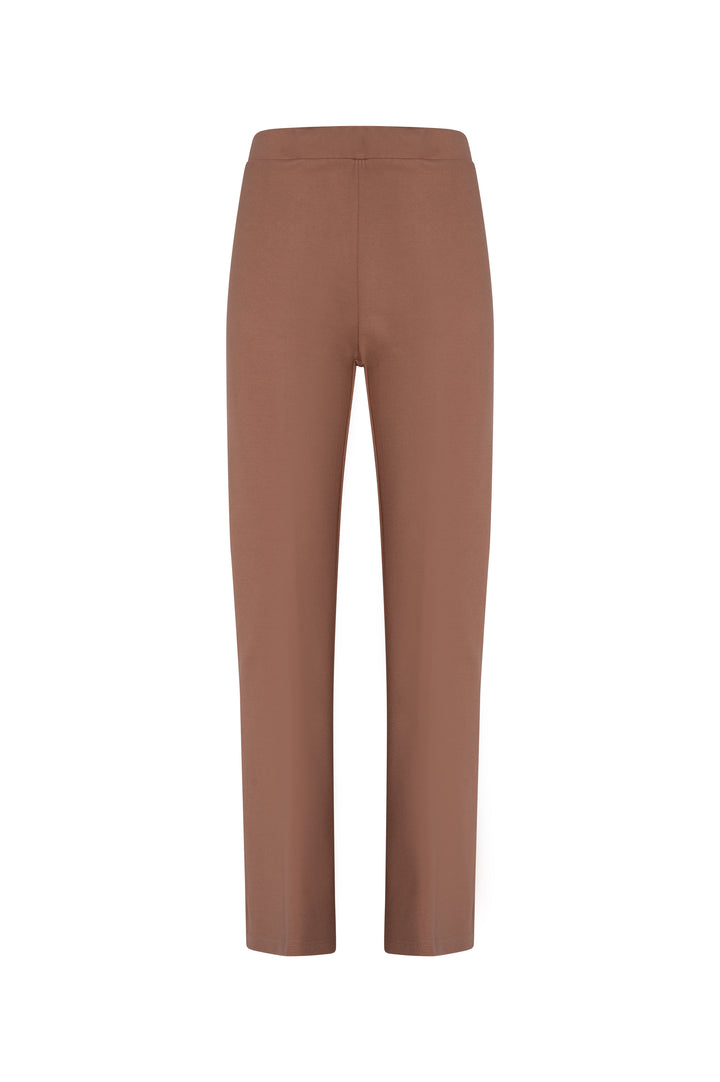 Oltre Tempo Pantalone gamba dritta in punto milano di viscosa