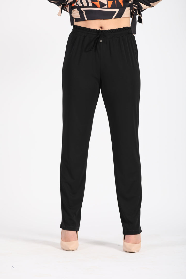 Oltre Tempo Pantalone In Jersey Con Elastico In Vita