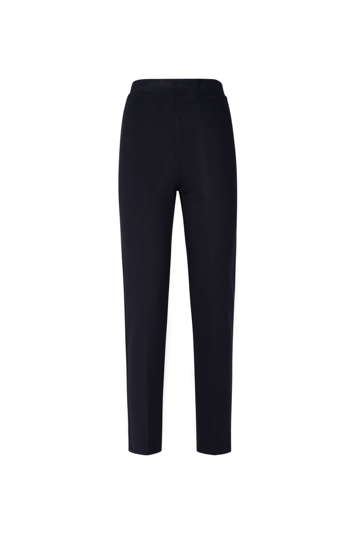 Oltre Tempo Pantalone In Punto Milano Con Elastico In Vita E Finta Tasca Sul Dietro