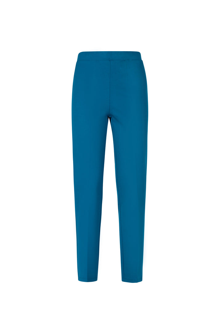 Oltre Tempo Pantalone in punto milano con elastico in vita e finta tasca sul dietro