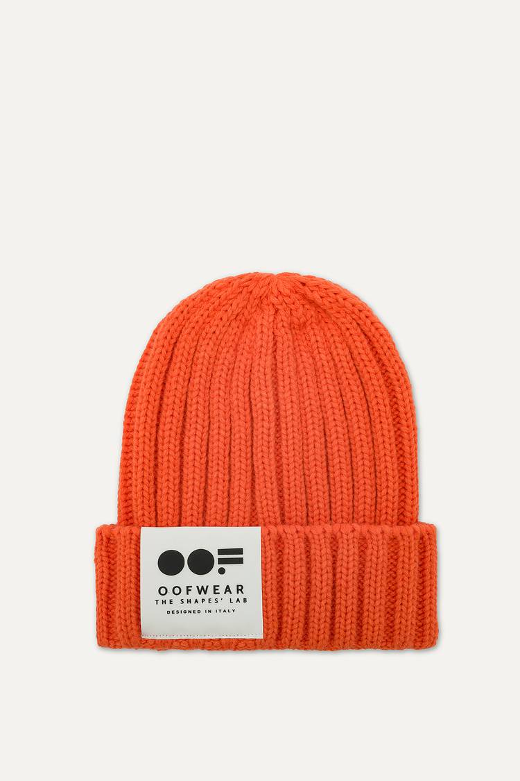 Oof Wear CAPPELLO CON FRONTINO IN ECO-MONTONE 2014 - ARANCIO