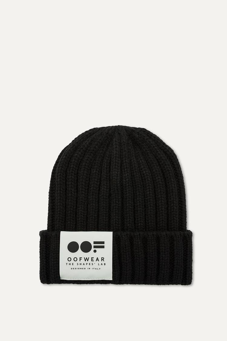 Oof Wear CAPPELLO CON FRONTINO IN ECO-MONTONE 2014 - NERO