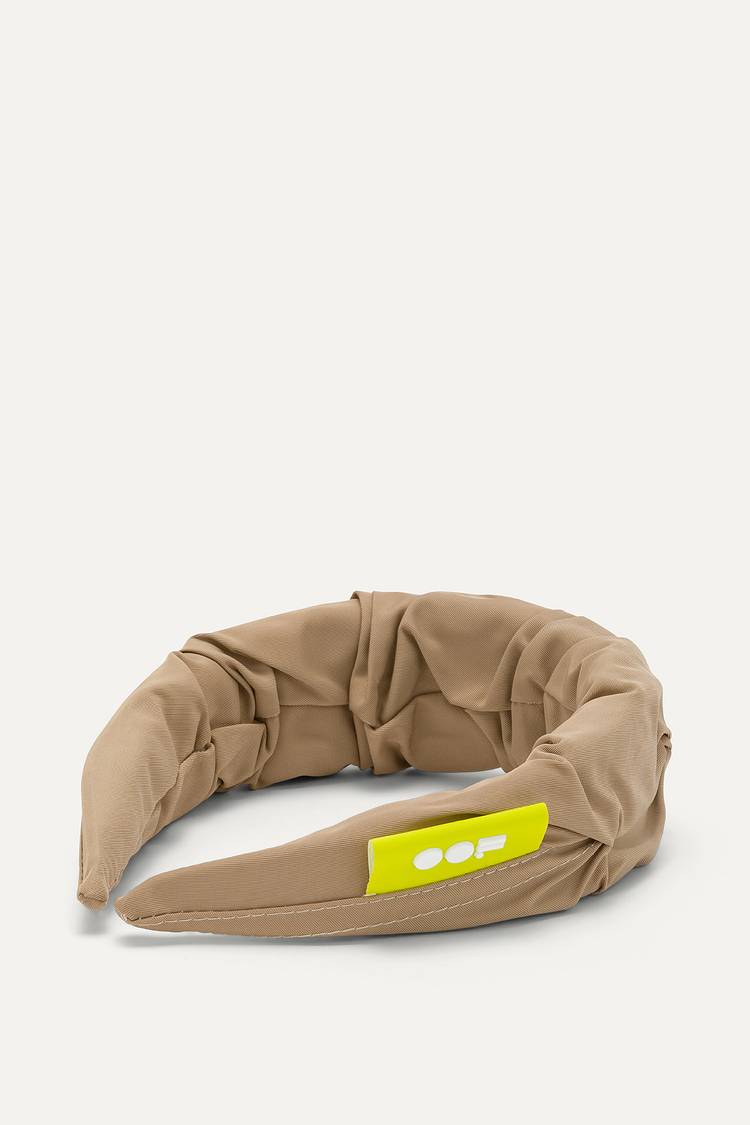 Oof Wear CERCHIELLO ARRICCIATO IN NYLON MEMORY 2007 - BEIGE