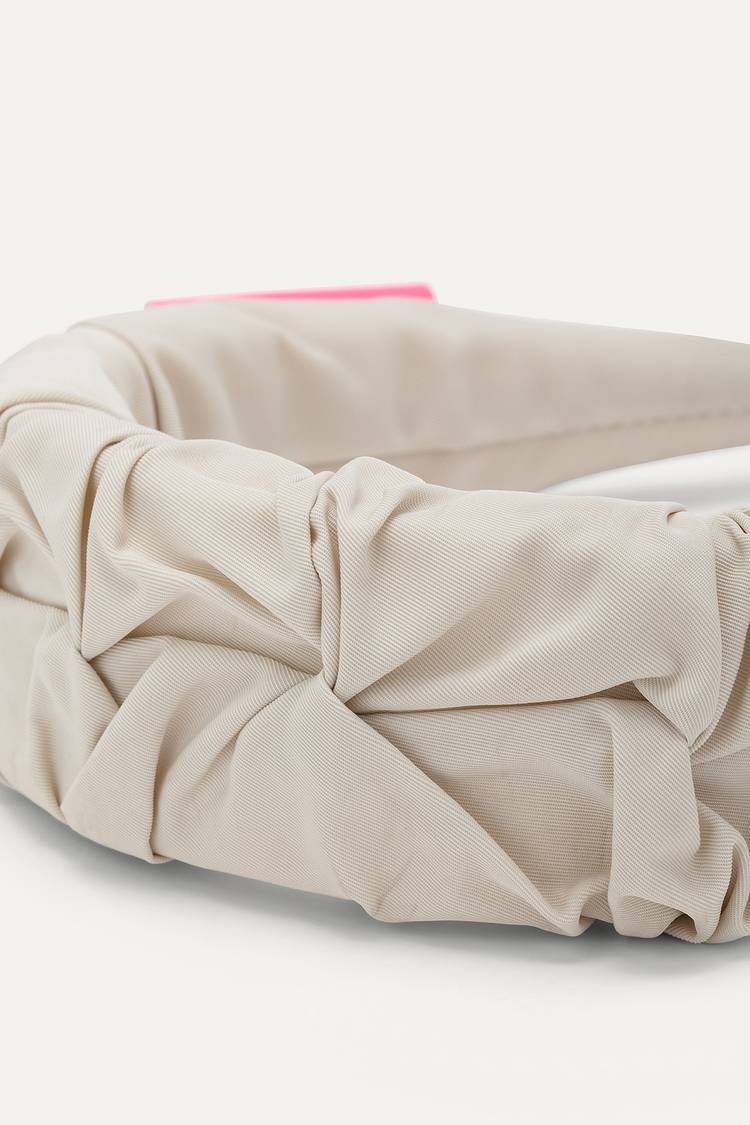 Oof Wear CERCHIELLO ARRICCIATO IN NYLON MEMORY 2007 - CREMA