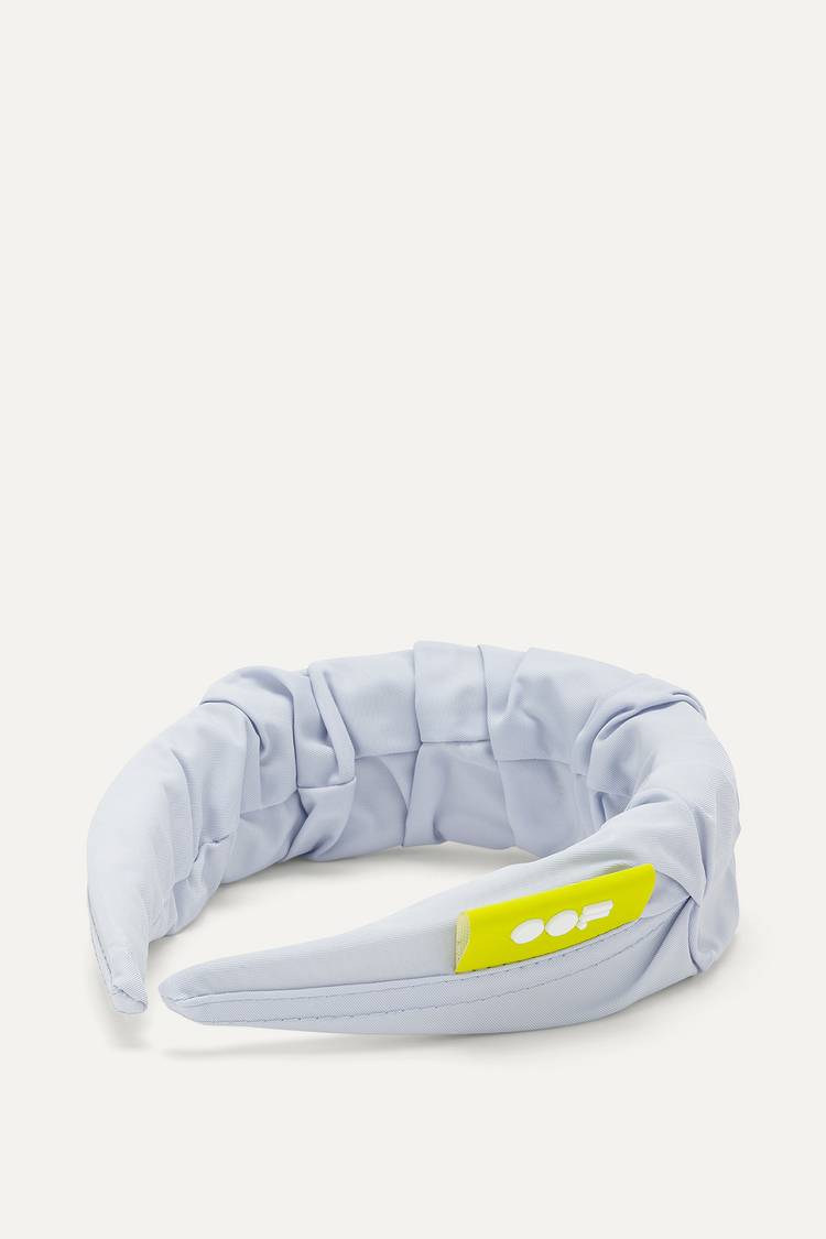 Oof Wear CERCHIELLO ARRICCIATO IN NYLON MEMORY 2007 - GHIACCIO