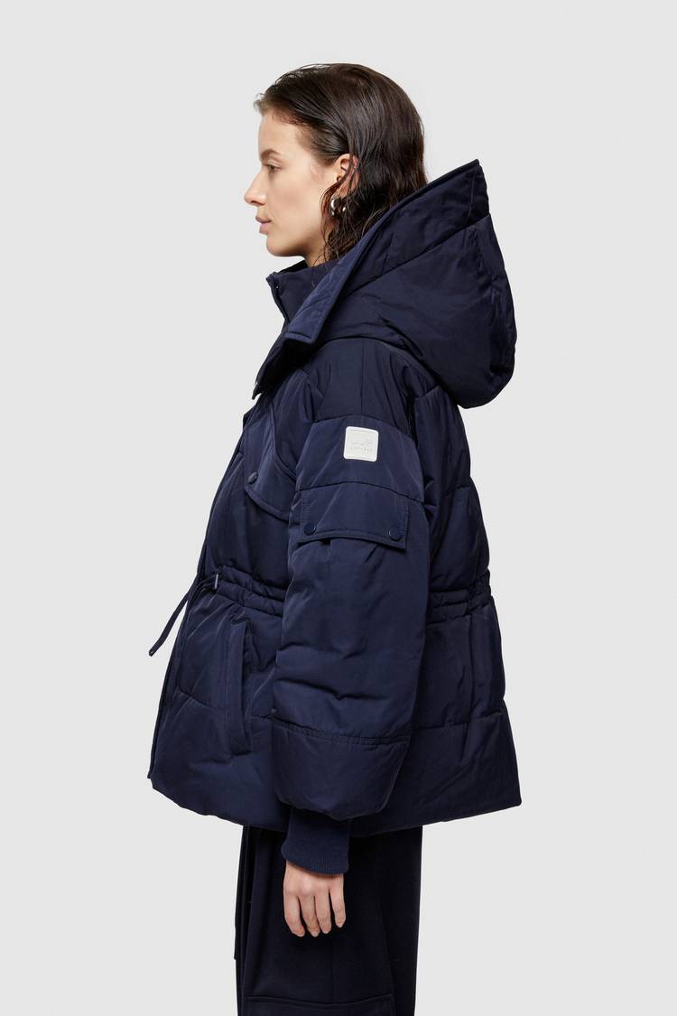 Oof Wear GIACCA CORTA 9234 IN NYLON MEMORY - BLU NOTTE