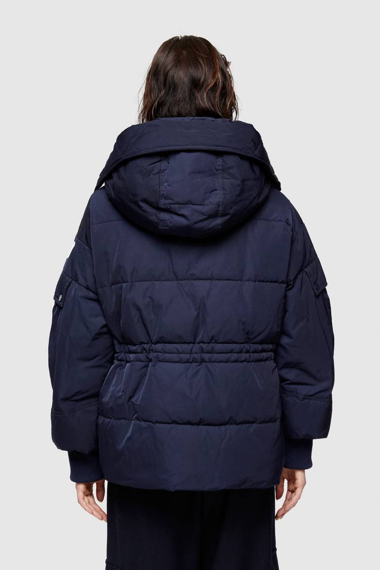 Oof Wear GIACCA CORTA 9234 IN NYLON MEMORY - BLU NOTTE