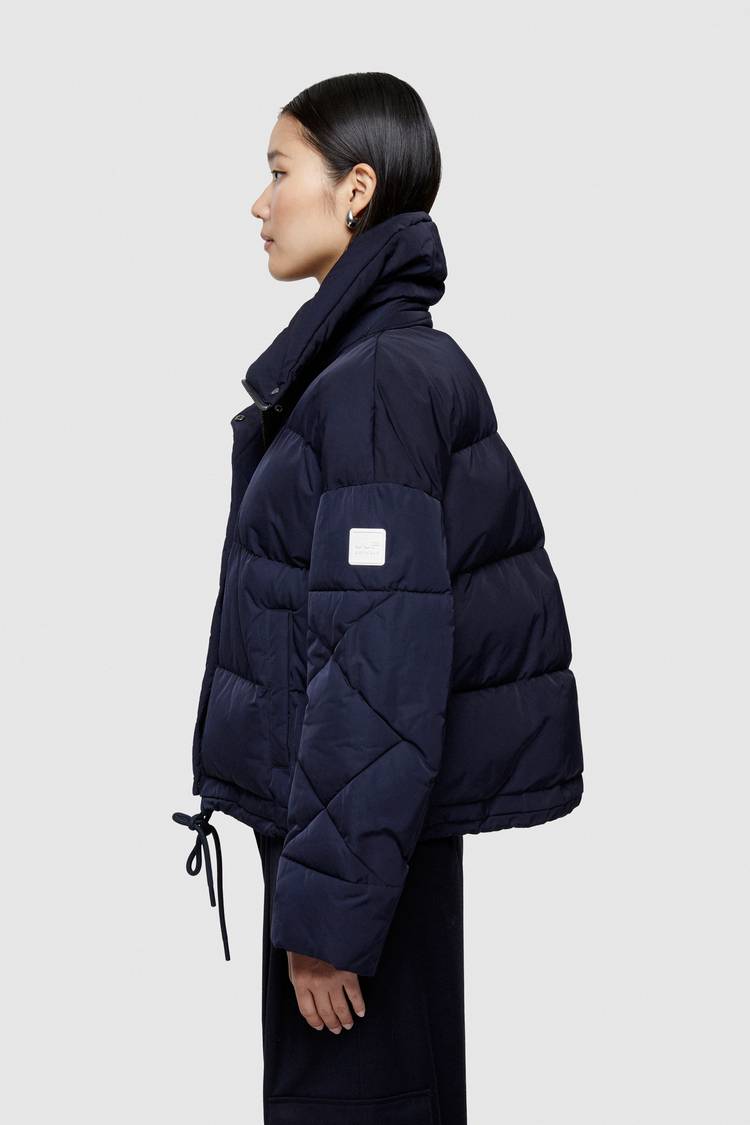 Oof Wear GIACCA CORTA 9235 IN NYLON MEMORY - BLU NOTTE