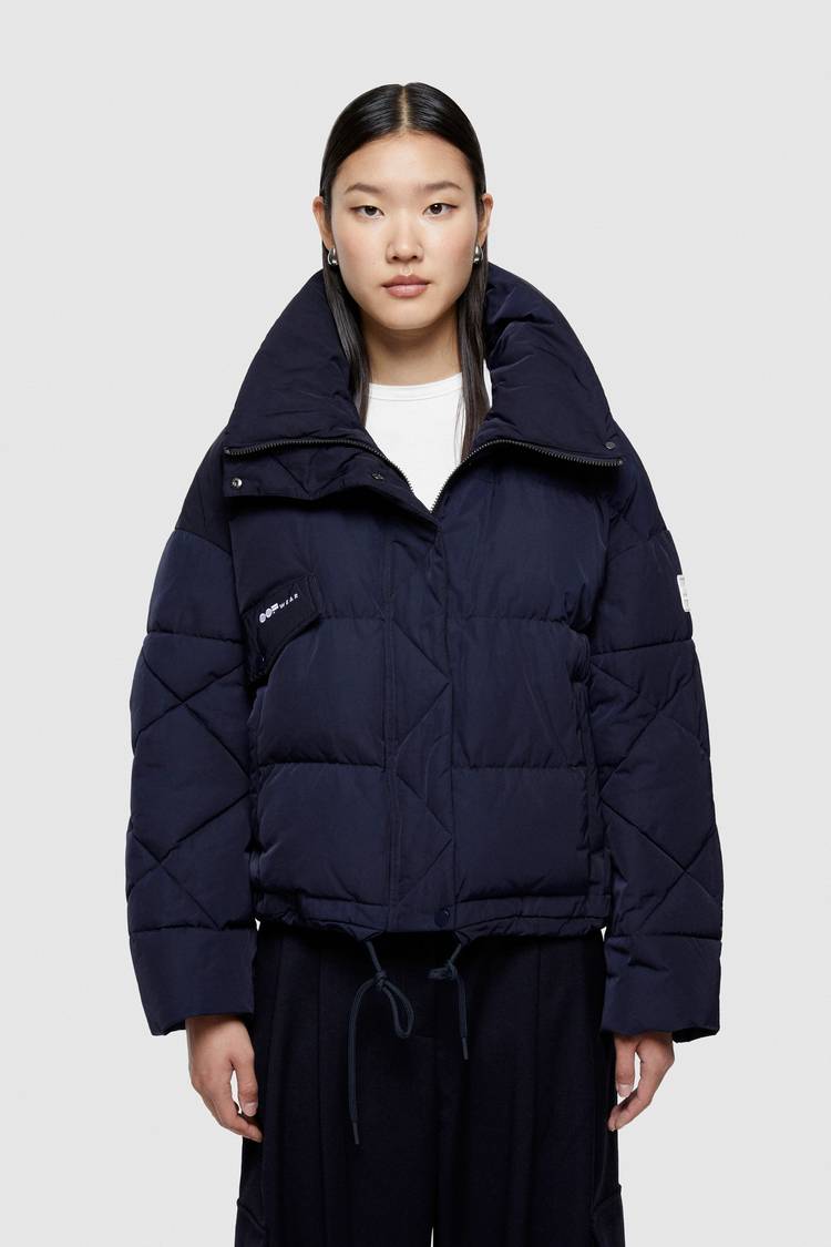 Oof Wear GIACCA CORTA 9235 IN NYLON MEMORY - BLU NOTTE Oof Wear GIACCA CORTA 9235 IN NYLON MEMORY - BLU NOTTE