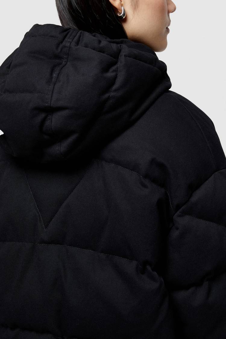 Oof Wear GIACCA CORTA 9242 IN GABARDINA DI COTONE - NERO