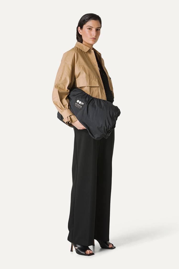 Oof Wear GIACCA CORTA IN GABARDINA DI COTONE LEGGERO 9205 - NATURALE