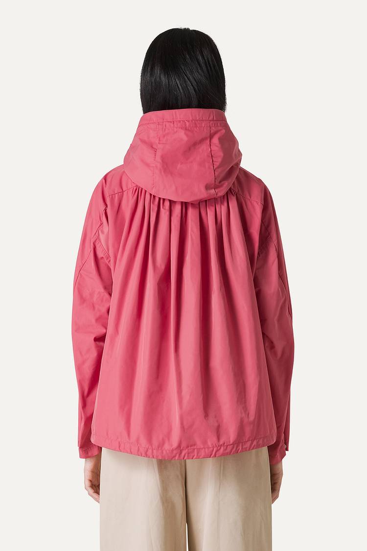 Oof Wear GIACCA CORTA IN NYLON MEMORY CON ARRICIO SULLA SCHIENA 9139 - ROSA ANTICO