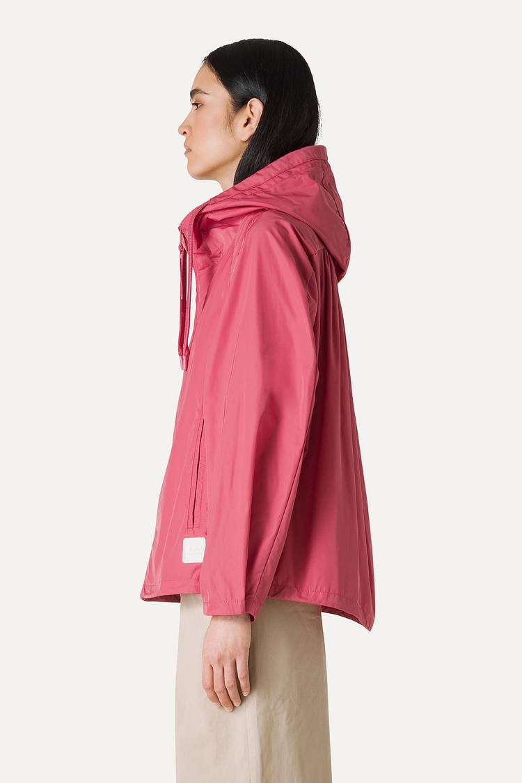 Oof Wear GIACCA CORTA IN NYLON MEMORY CON ARRICIO SULLA SCHIENA 9139 - ROSA ANTICO