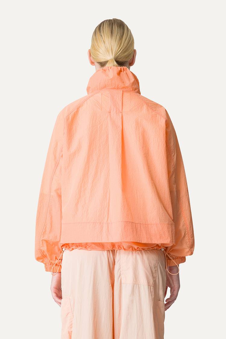 Oof Wear GIACCA CORTA IN NYLON RIPSTOP 9217 - ALBICOCCA