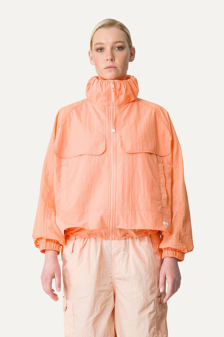 Oof Wear GIACCA CORTA IN NYLON RIPSTOP 9217 - ALBICOCCA