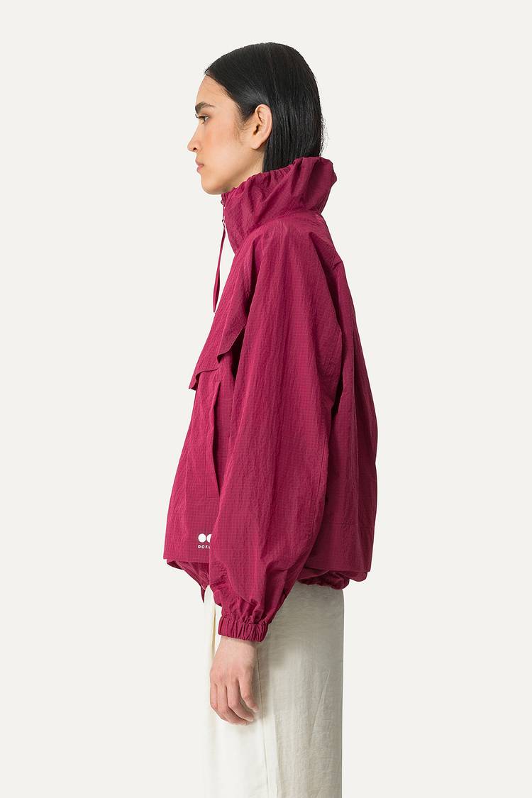 Oof Wear GIACCA CORTA IN NYLON RIPSTOP 9217 - BURGUNDI