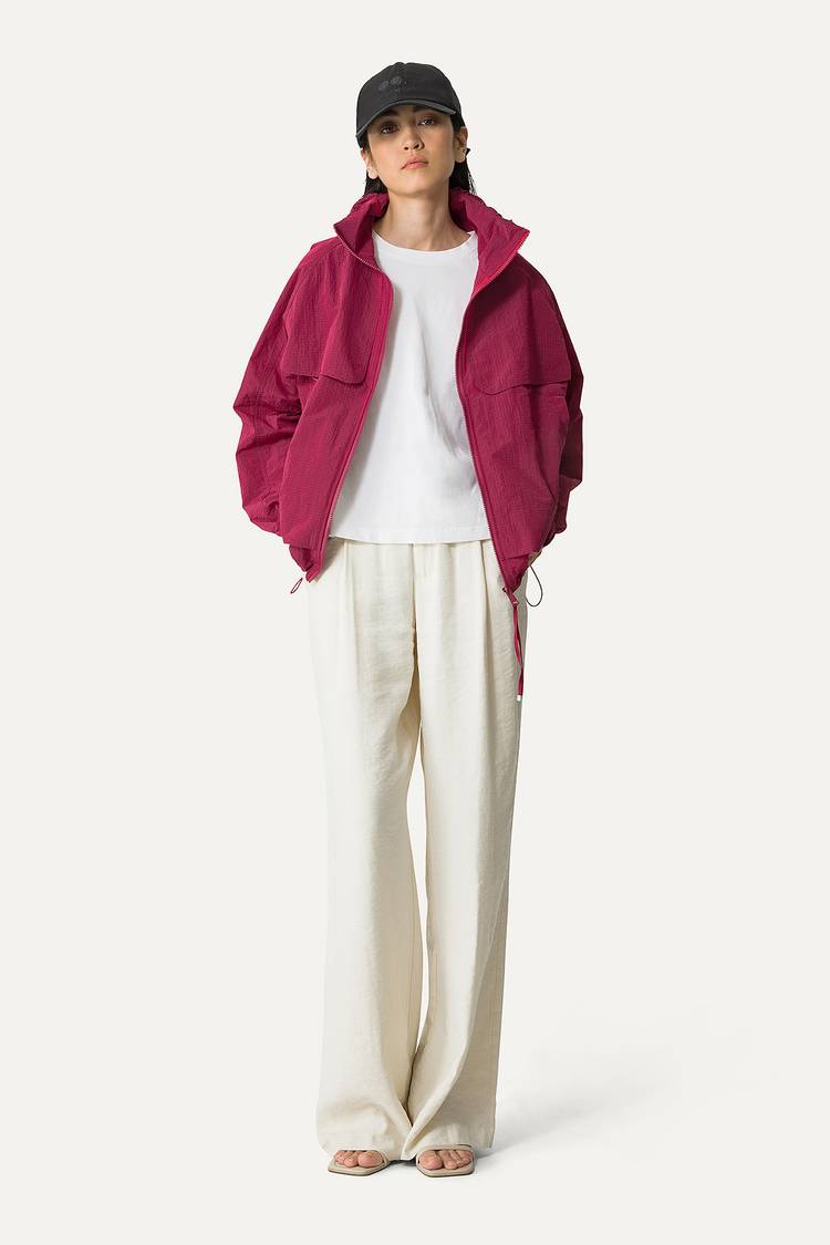 Oof Wear GIACCA CORTA IN NYLON RIPSTOP 9217 - BURGUNDI