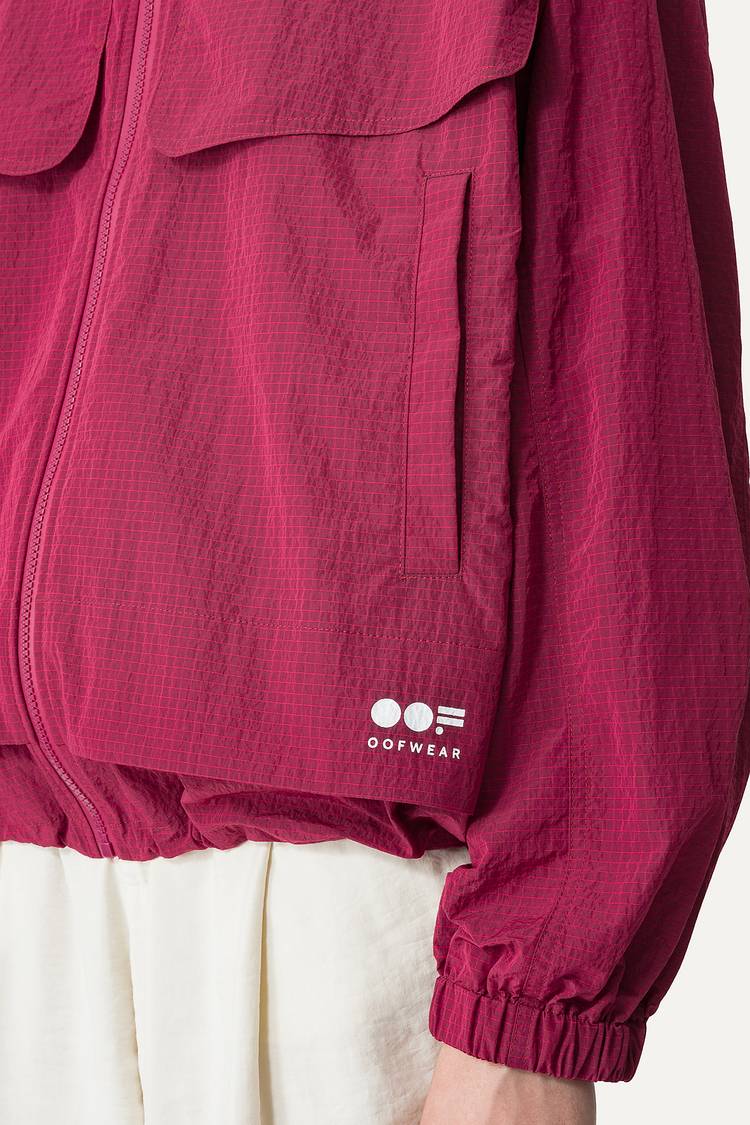 Oof Wear GIACCA CORTA IN NYLON RIPSTOP 9217 - BURGUNDI