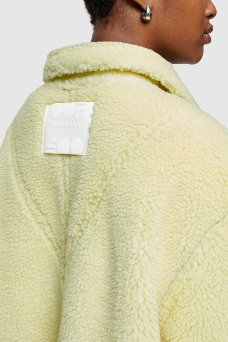 Oof Wear GIACCA CORTA REVERSIBILE 9262 IN ECO-MONTONE - GREGGIO/BANANA