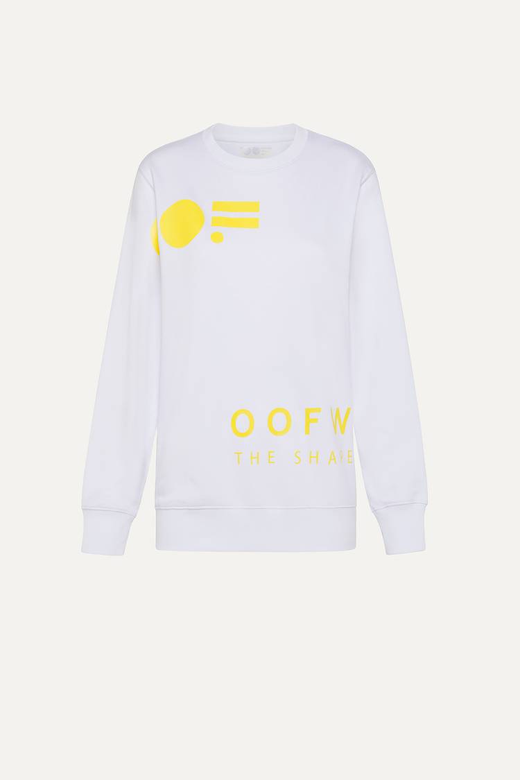 Oof Wear FELPA IN COTONE CON LOGO 4065 - BIANCO