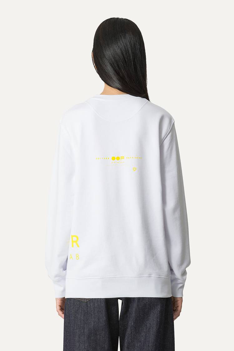 Oof Wear FELPA IN COTONE CON LOGO 4065 - BIANCO