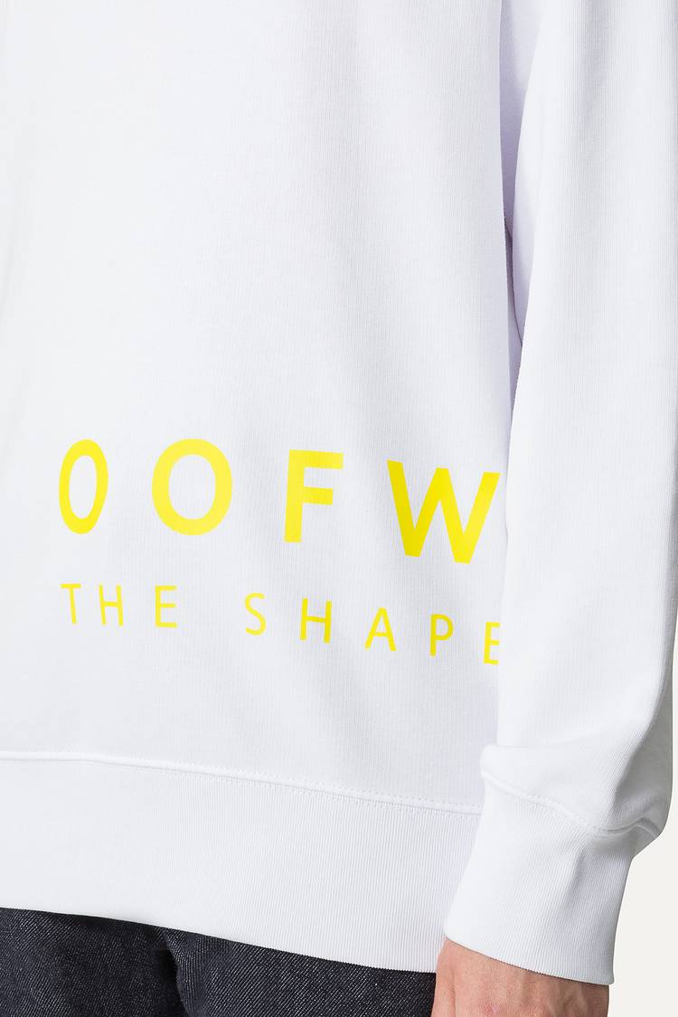 Oof Wear FELPA IN COTONE CON LOGO 4065 - BIANCO