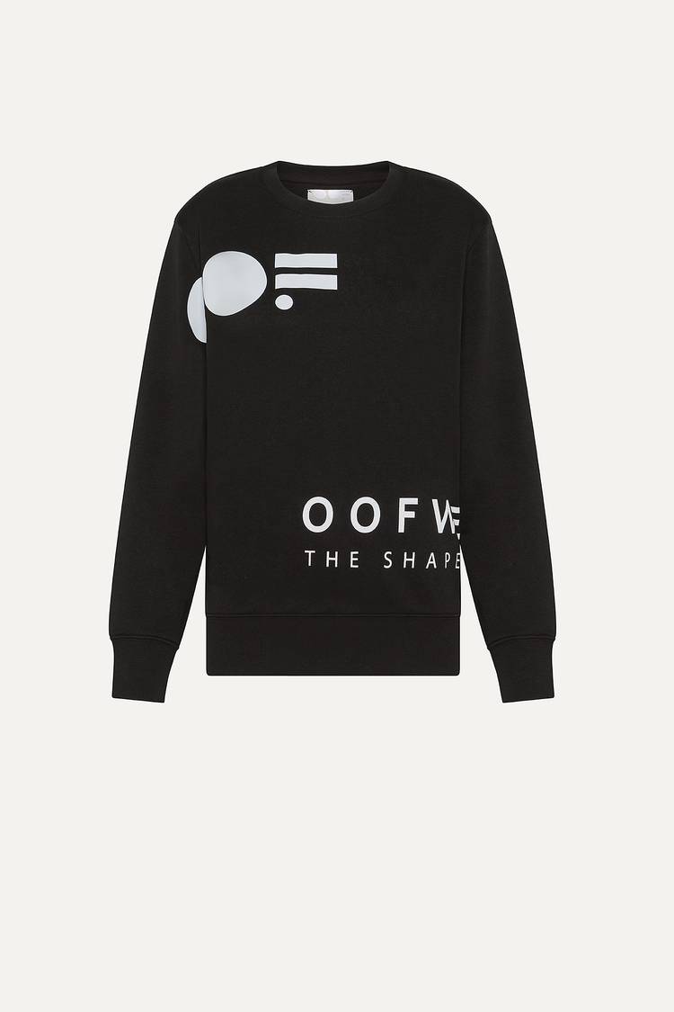 Oof Wear FELPA IN COTONE CON LOGO 4065 - NERO