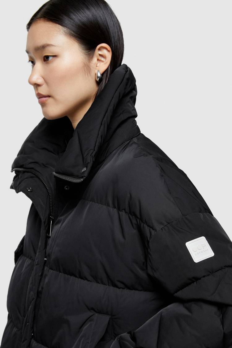 Oof Wear GIACCA CORTA 9235 IN NYLON MEMORY - NERO